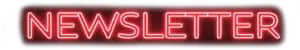 Newsletter Schrift Neon